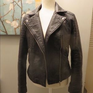 Black moto jacket